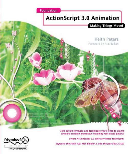 Book cover of Foundation Actionscript 3.0 Animation: Making Things Move! (1st ed.)