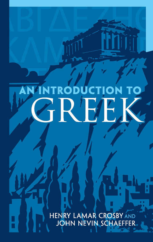 Book cover of An Introduction to Greek