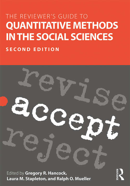 Book cover of The Reviewer’s Guide to Quantitative Methods in the Social Sciences (2)