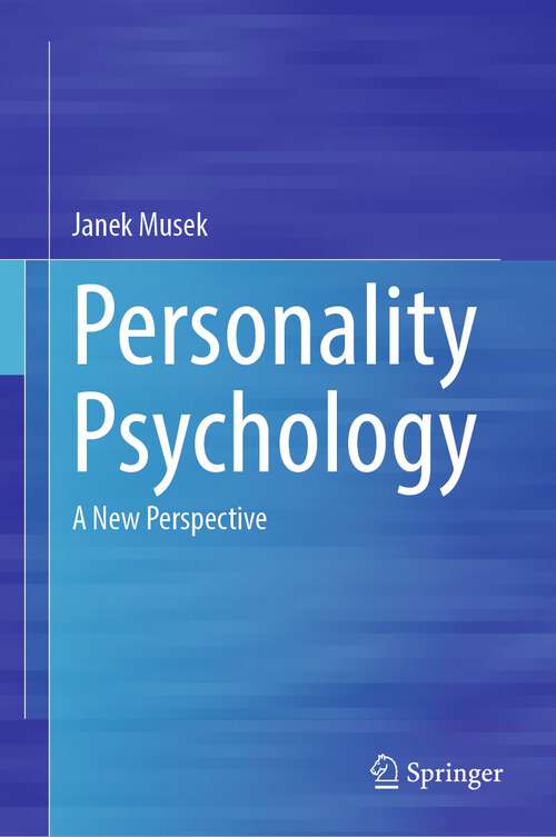 Book cover of Personality Psychology: A New Perspective (2024)