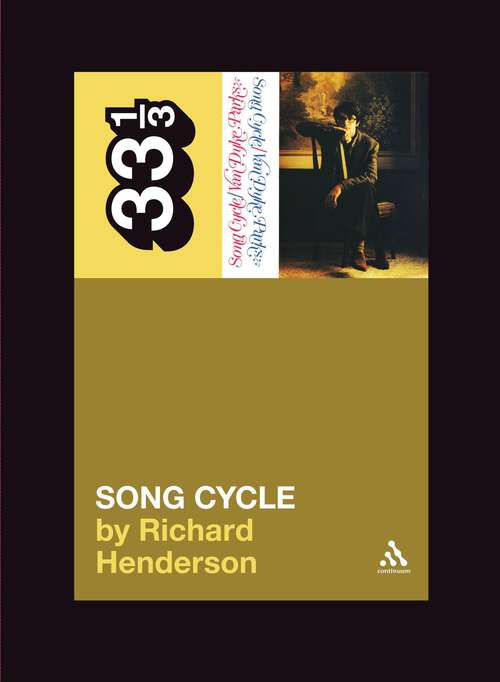 Book cover of Van Dyke Parks' Song Cycle (33 1/3)