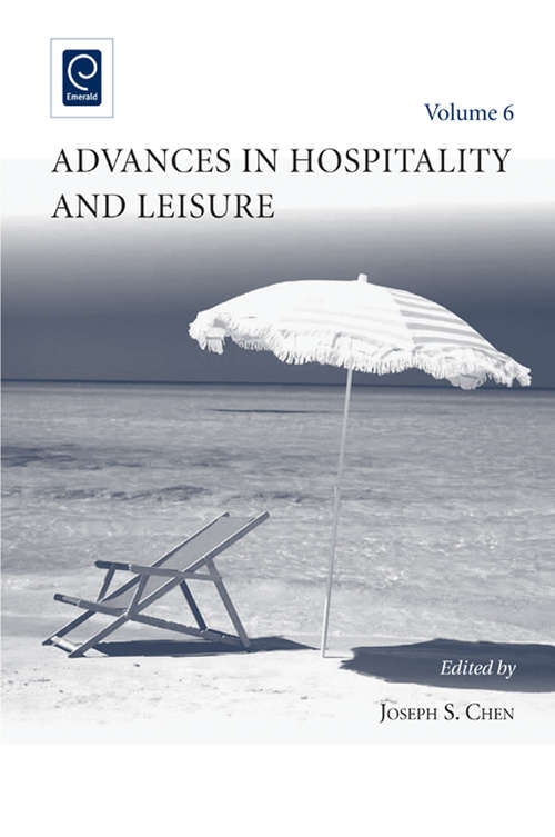 Book cover of Advances in Hospitality and Leisure (Advances in Hospitality and Leisure #6)