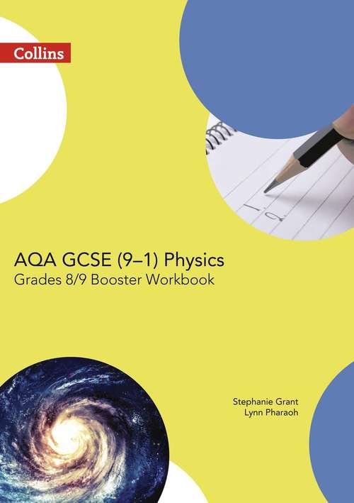 Book cover of AQA GCSE (9-1) Physics: Grade 8/9 Booster Workbook (PDF)