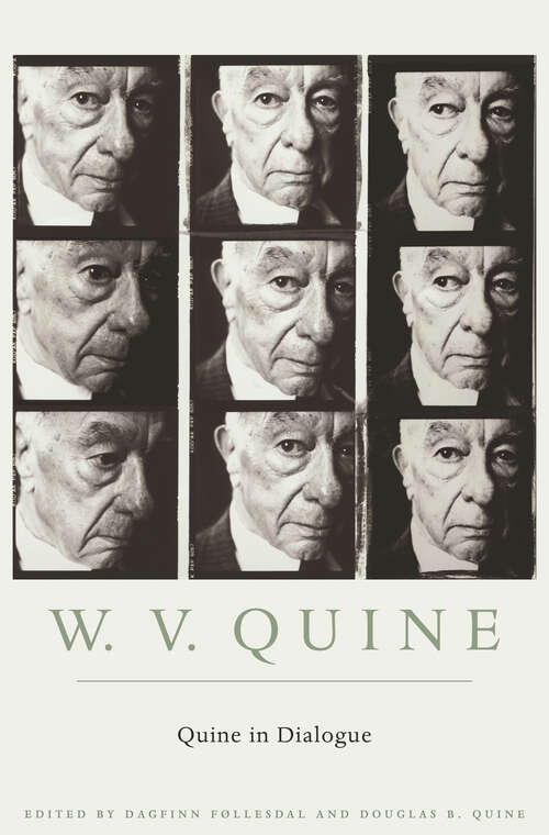 Book cover of Quine in Dialogue
