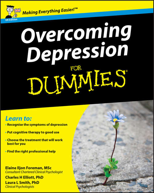 Book cover of Overcoming Depression For Dummies (UK Edition)