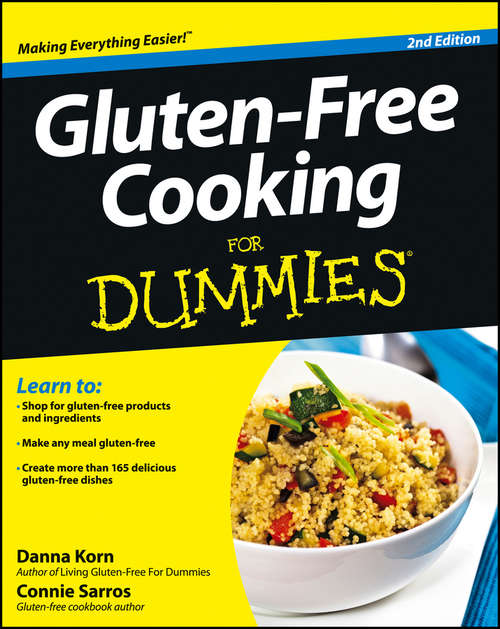 Book cover of Gluten-Free Cooking For Dummies (2)