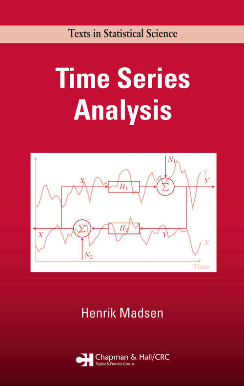 Book cover of Time Series Analysis (Chapman And Hall/crc Texts In Statistical Science Ser.)