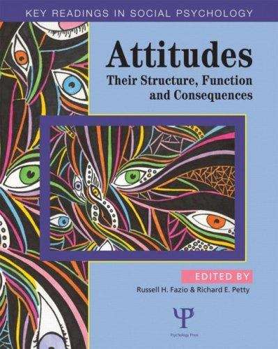 Book cover of Attitudes: Their Structure, Function And Consequences (PDF)
