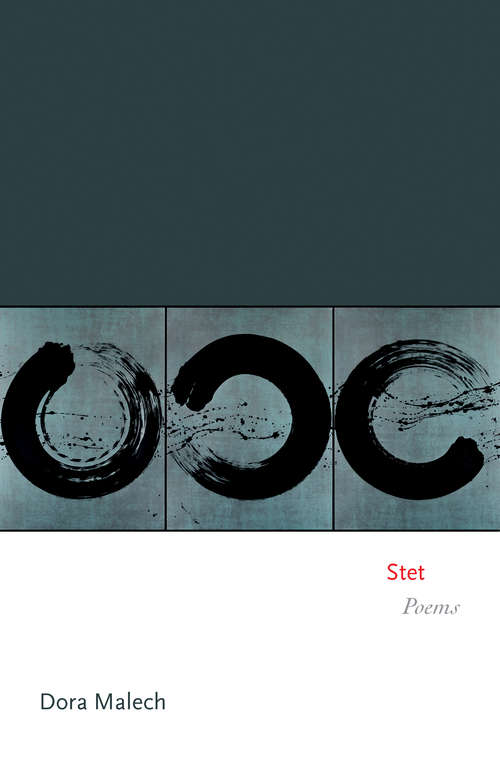 Book cover of Stet: Poems (Princeton Series of Contemporary Poets #139)