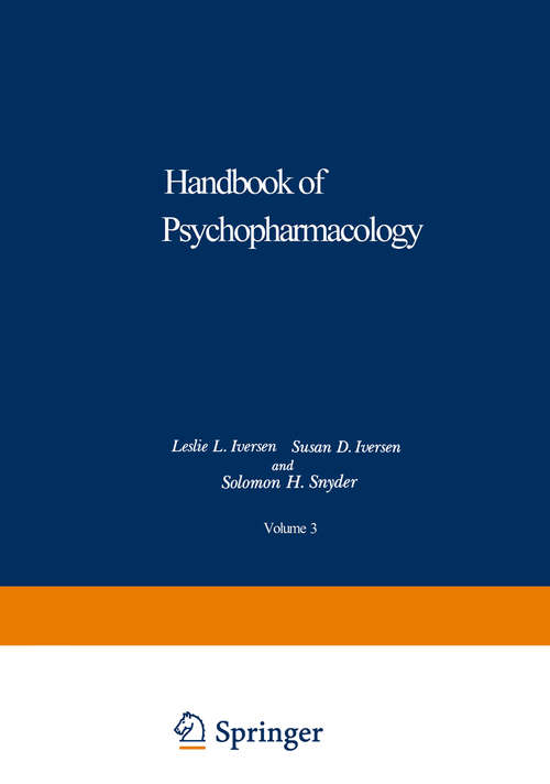Book cover of Biochemistry of Biogenic Amines: (pdf) (1975) (Handbook of Psychopharmacology #3)