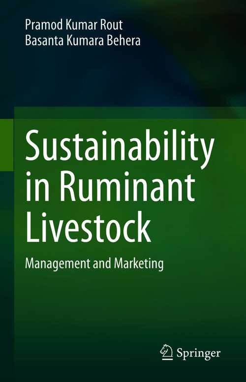Book cover of Sustainability in Ruminant Livestock: Management and Marketing (1st ed. 2021)