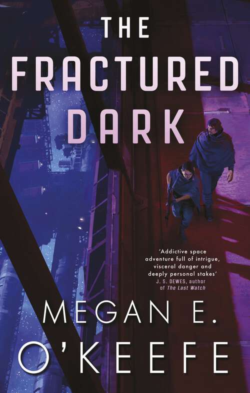 Book cover of The Fractured Dark (The Devoured Worlds)