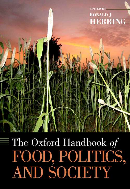 Book cover of The Oxford Handbook of Food, Politics, and Society (Oxford Handbooks)