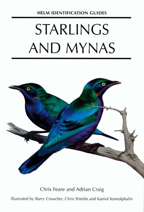 Book cover of Starlings and Mynas (Helm Identification Guides)