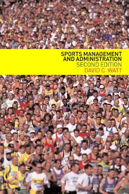 Book cover of Sports Management and Administration