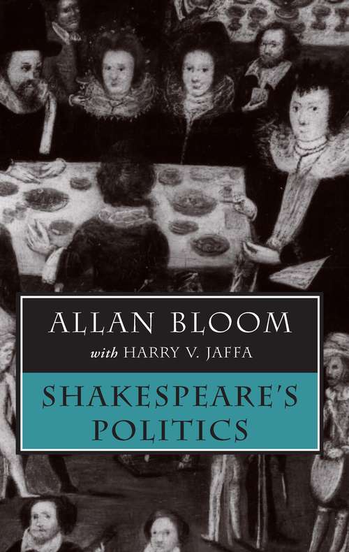 Book cover of Shakespeare's Politics