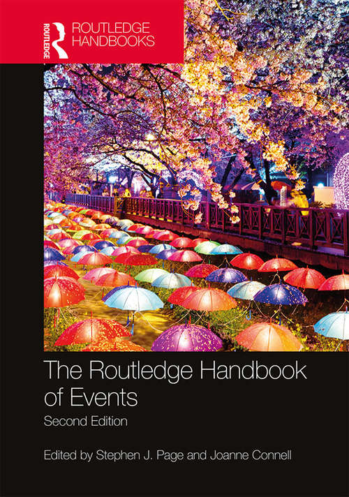 Book cover of The Routledge Handbook of Events (2)