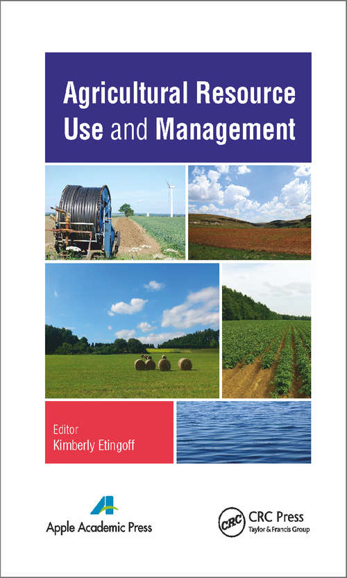 Book cover of Agricultural Resource Use and Management