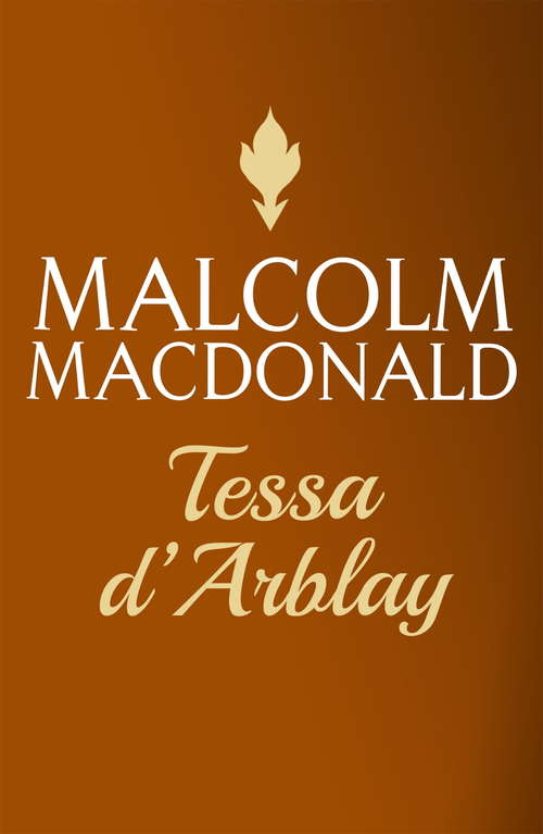 Book cover of Tessa d'Arblay
