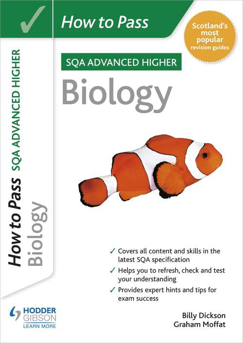 Book cover of How to Pass SQA Advanced Higher Biology