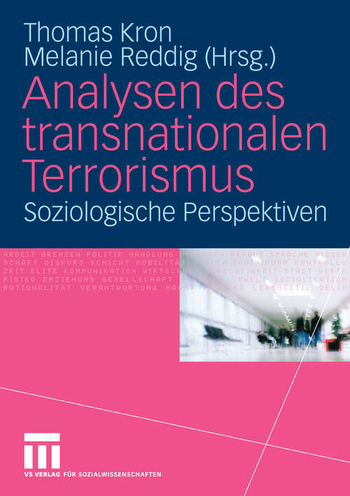 Book cover of Analysen des transnationalen Terrorismus: Soziologische Perspektiven (2007)
