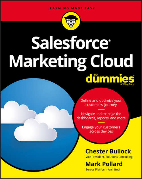Book cover of Salesforce Marketing Cloud For Dummies
