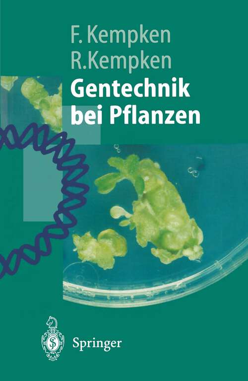 Book cover of Gentechnik bei Pflanzen: Chancen und Risiken (2000) (Springer-Lehrbuch)