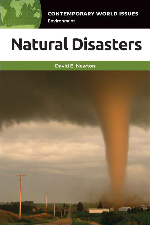 Book cover of Natural Disasters: A Reference Handbook (Contemporary World Issues)