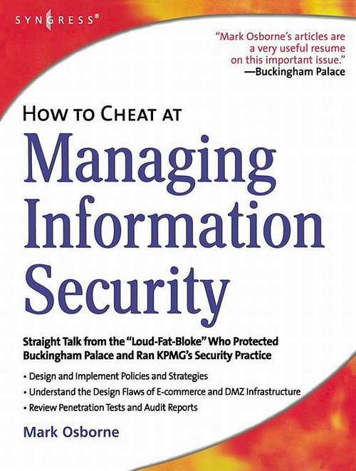 Book cover of How to Cheat at Managing Information Security (How to Cheat)