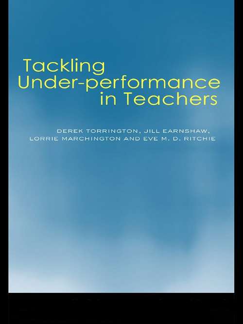Book cover of Tackling Under-performance in Teachers