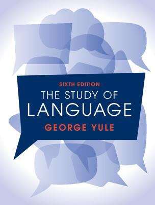 Book cover of The Study Of Language (PDF)