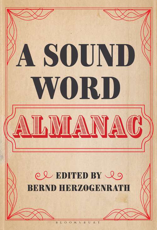Book cover of A Sound Word Almanac