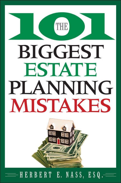 Book cover of The 101 Biggest Estate Planning Mistakes