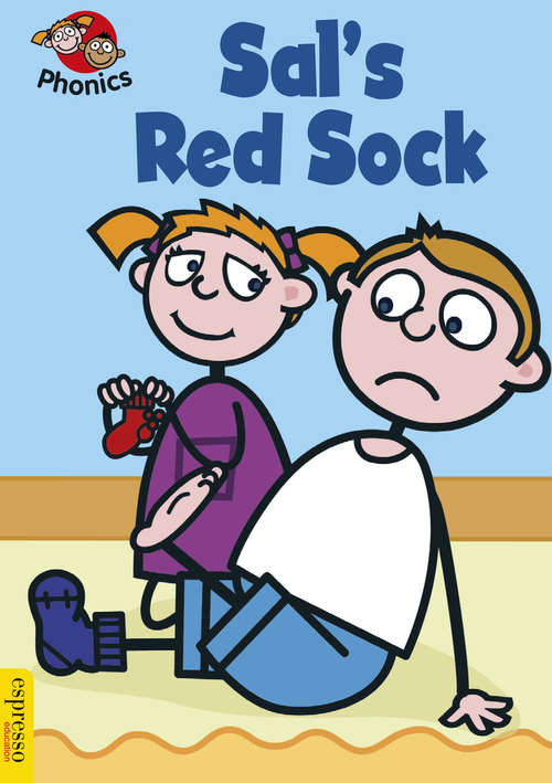 Book cover of Level 2: Sal's Red Sock (PDF) (Espresso: Phonics #2)