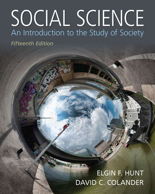 Book cover of Social Science: An Introduction to the Study of Society -- Pearson eText