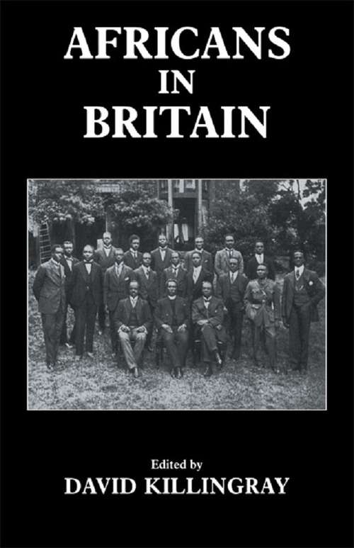 Book cover of Africans in Britain