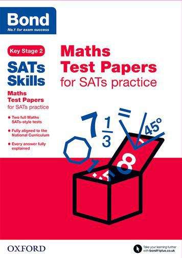 Book cover of Bond SATs Skills: Maths Test Papers for SATs practice