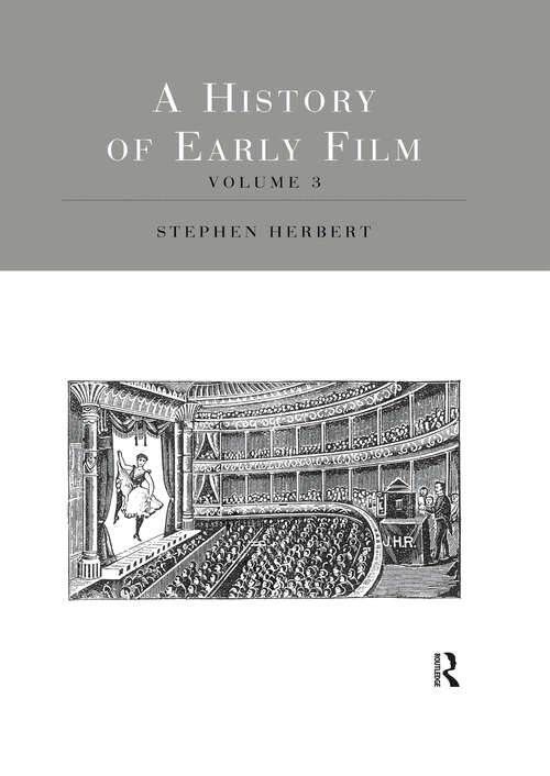 Book cover of A History of Early Film V3
