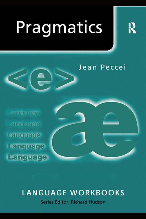 Book cover of Pragmatics