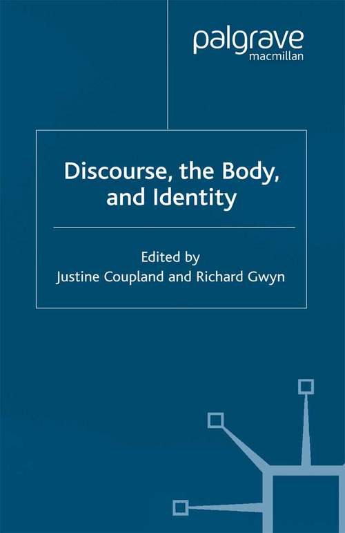 Book cover of Discourse, the Body, and Identity (2003)