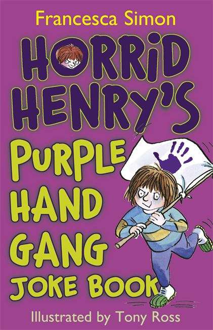 Book cover of Horrid Henry's Purple Hand Gang Joke Book (PDF)