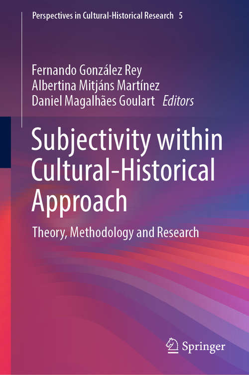 Book cover of Subjectivity within Cultural-Historical Approach