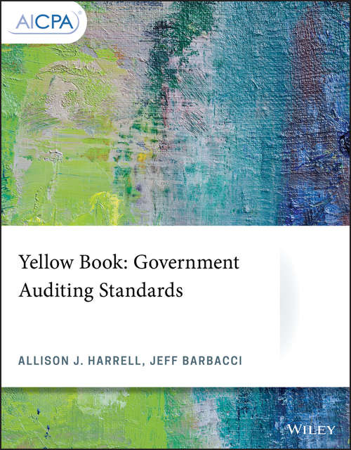 Book cover of Yellow Book: Government Auditing Standards (AICPA)