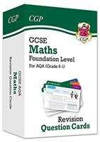 Book cover of New Grade 9-1 GCSE Maths AQA Revision Question Cards - Foundation