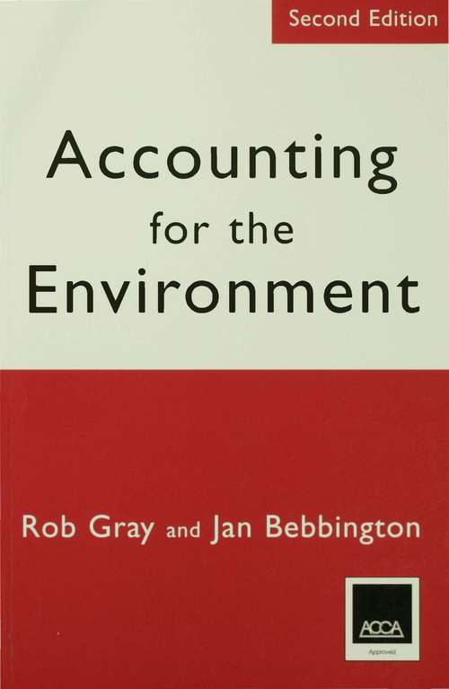 Book cover of Accounting for the Environment: 2nd edition (PDF)