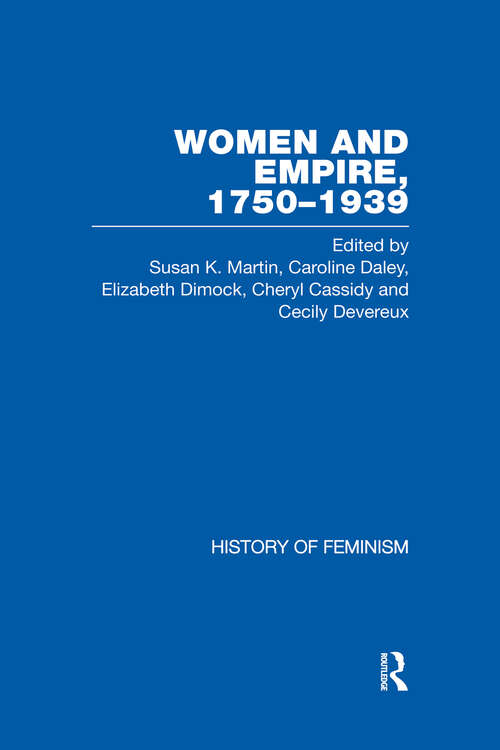 Book cover of Women and Empire 1750-1939: Volume II: New Zealand