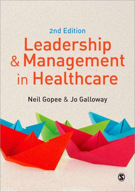 Book cover of Leadership and Management in Healthcare (PDF)