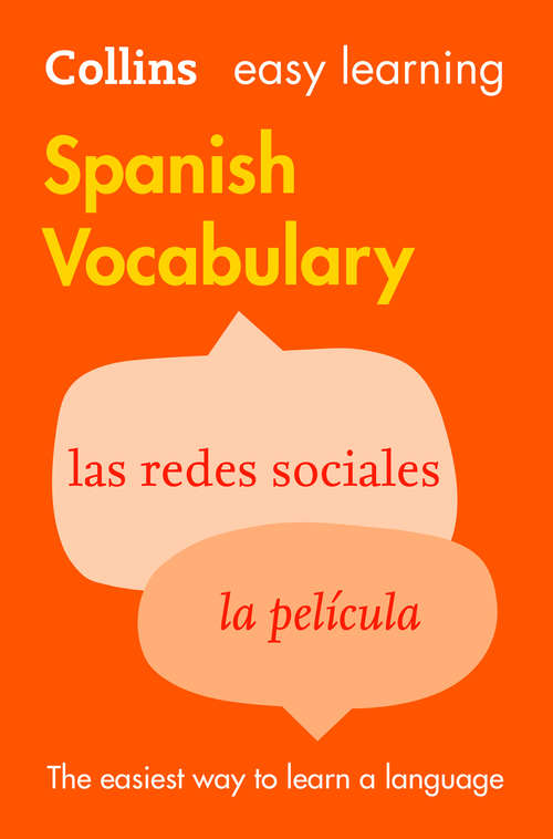 Book cover of Easy Learning Spanish Vocabulary (ePub edition)