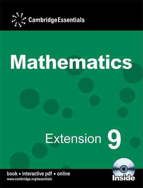 Book cover of Cambridge Essentials Mathematics: Extension 9, pupil book (PDF)