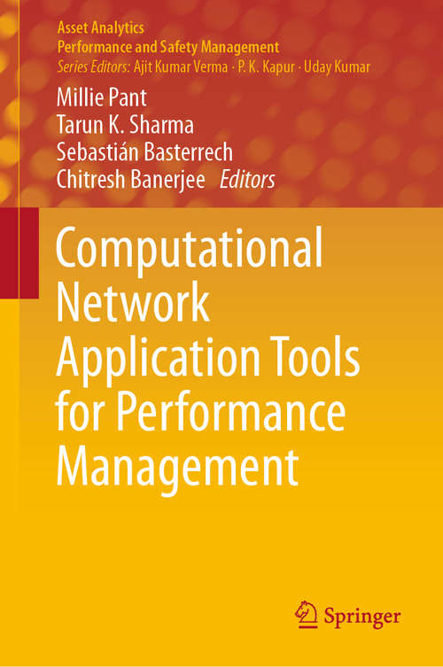 Book cover of Computational Network Application Tools for Performance Management (1st ed. 2020) (Asset Analytics)